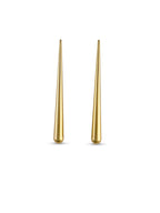 Brinco Espigão Longo Fino Dourado 18k