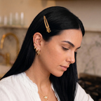Brinco Argola Quadrada Kit 3 Tamanhos Dourado 18k