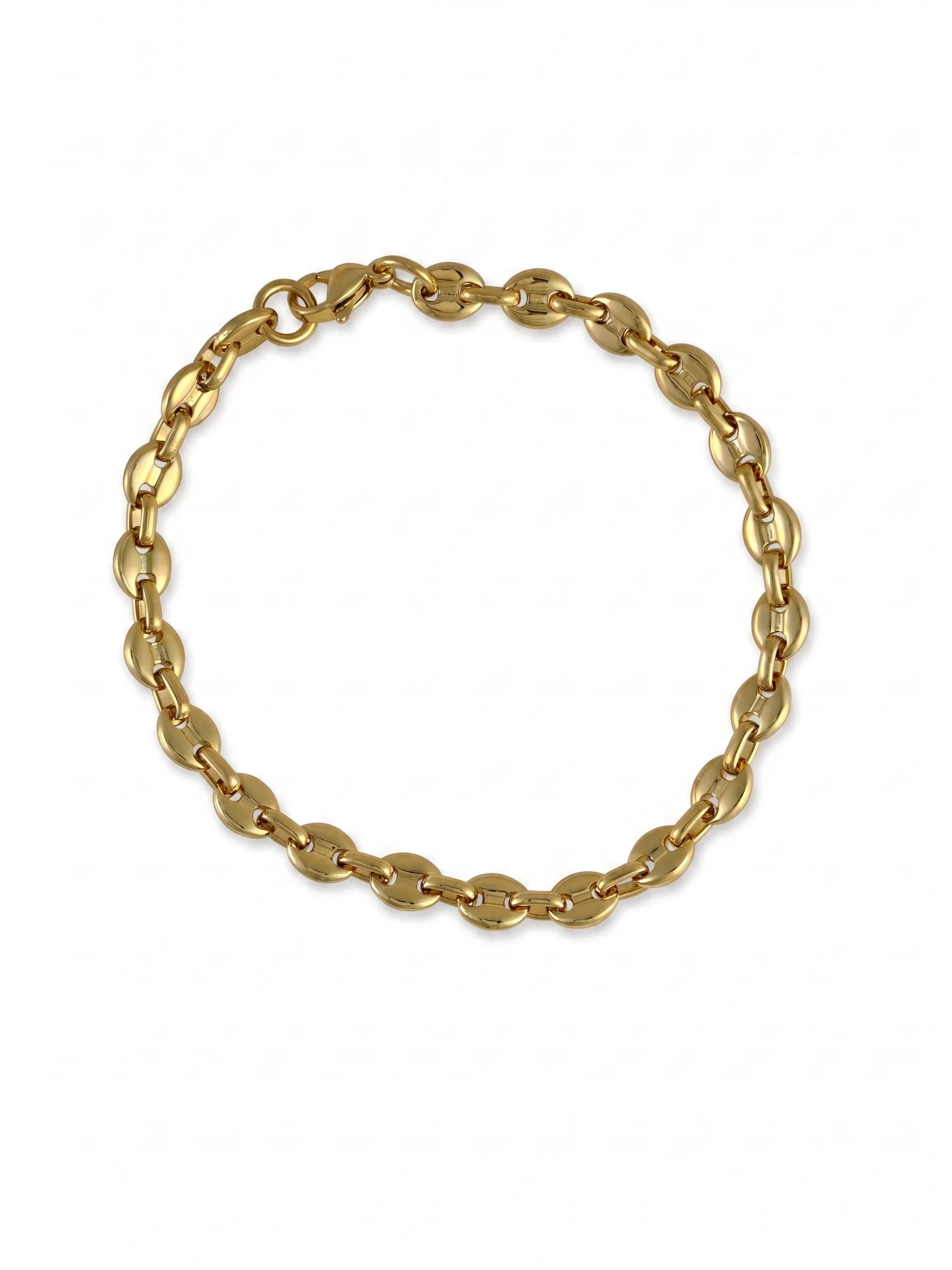 Pulseira Elo Mariner Dourada 18k